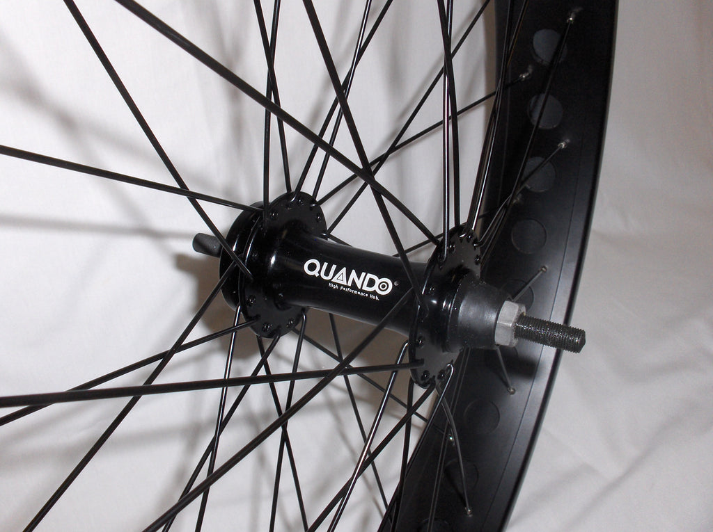Wheel, Front 26x4 Matt Black