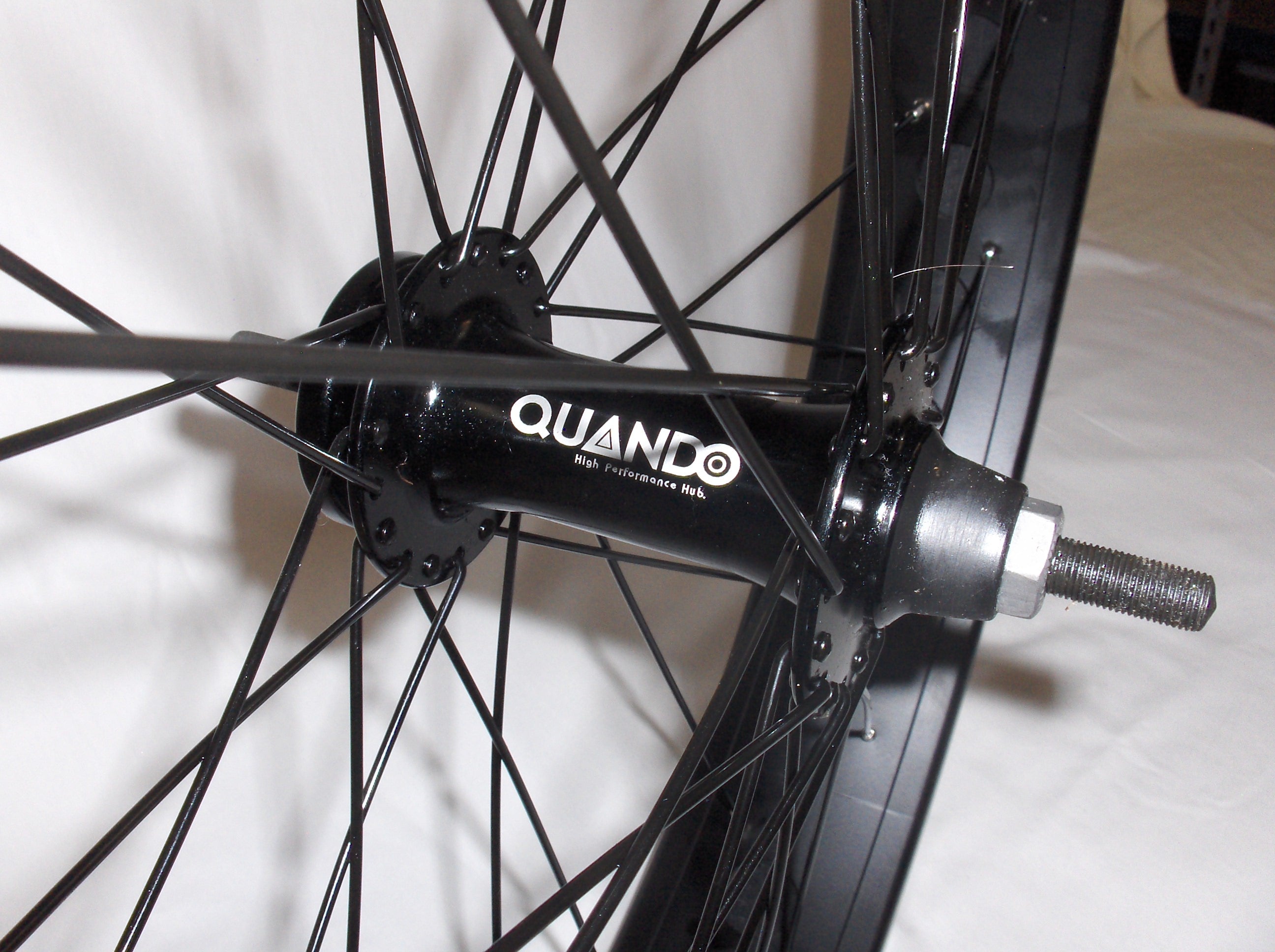 Wheel, Front 24x4 Matt Black