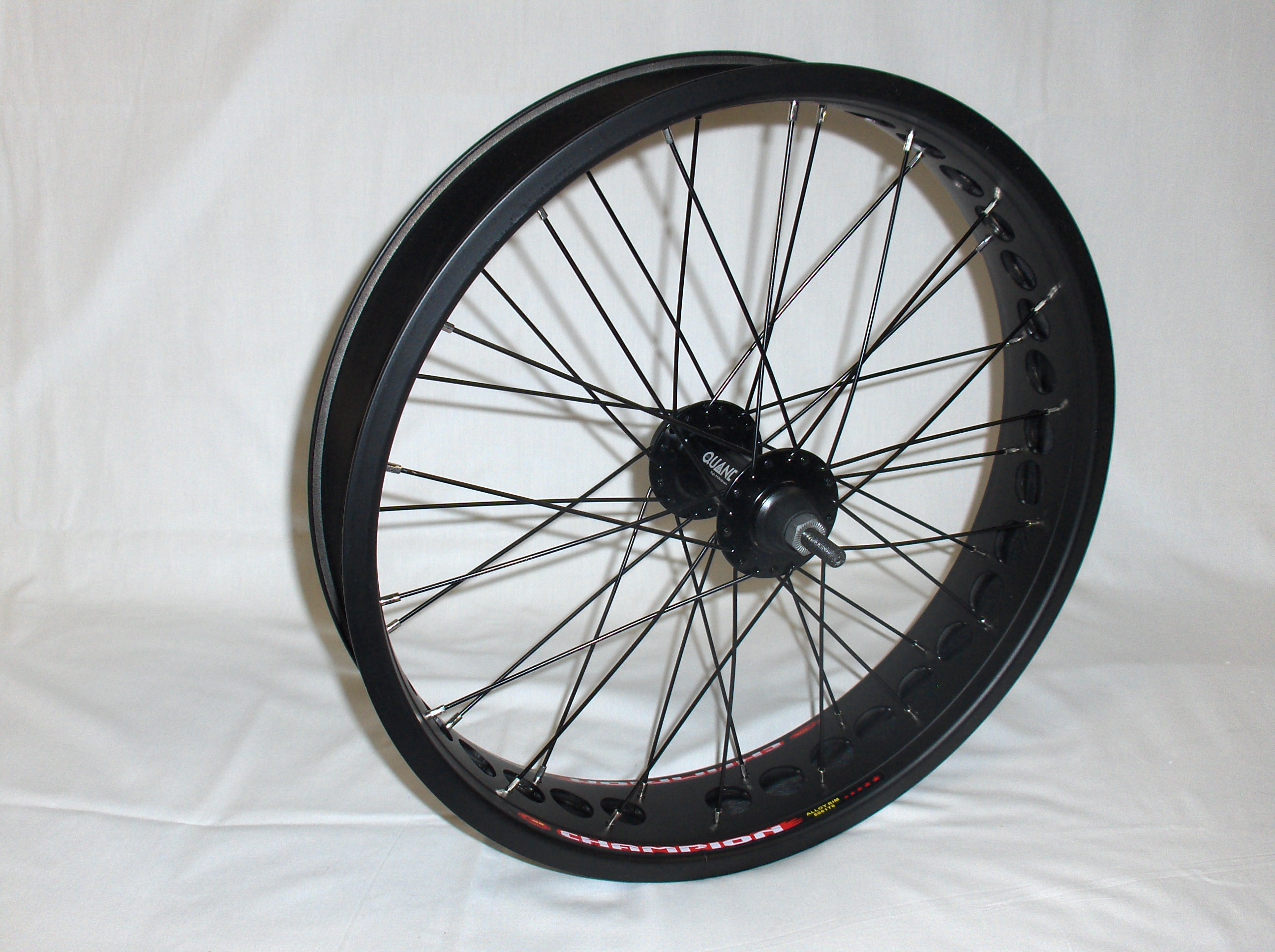 Wheel, Front 20x4 Matt Black