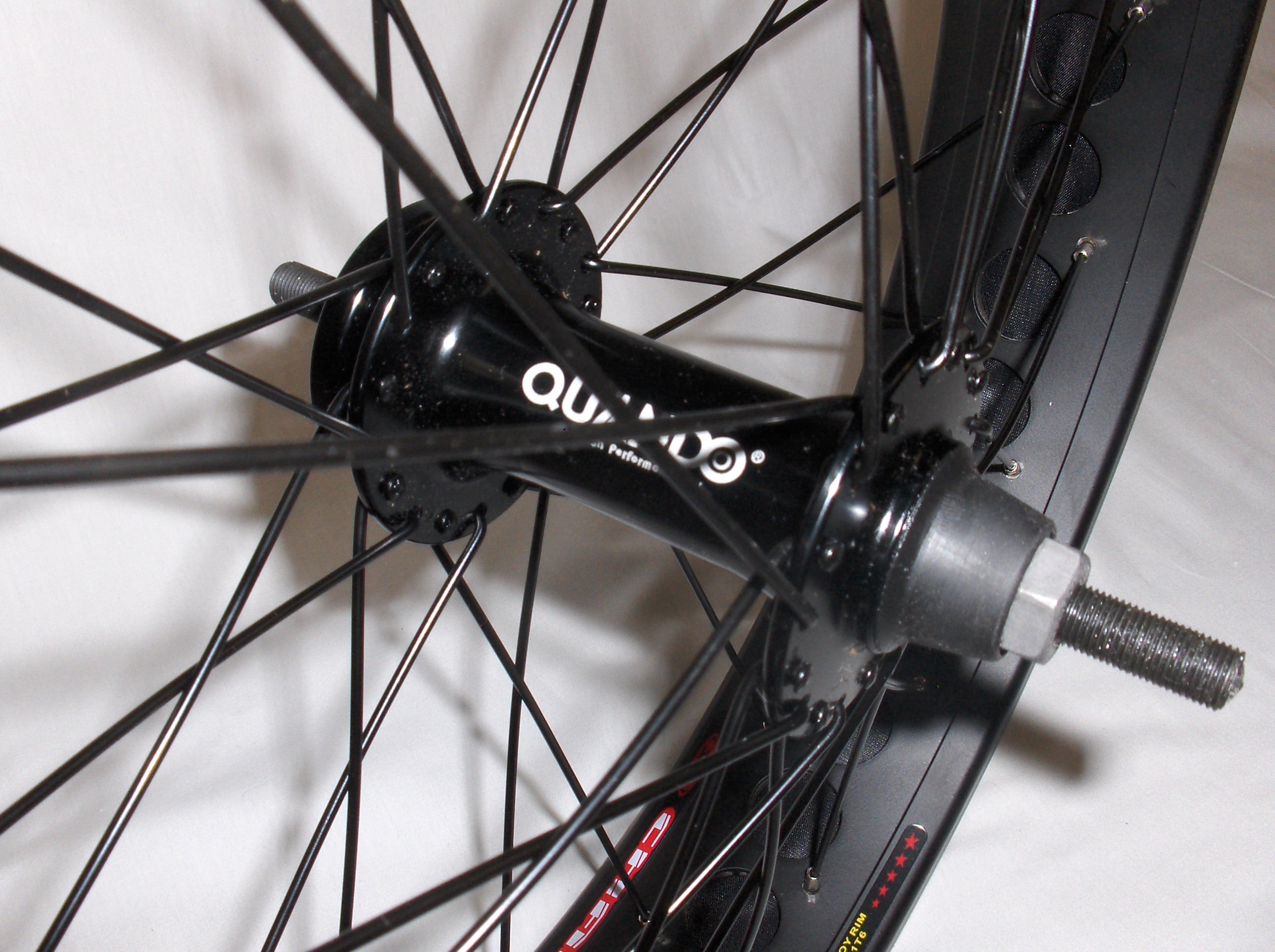 Wheel, Front 20x4 Matt Black