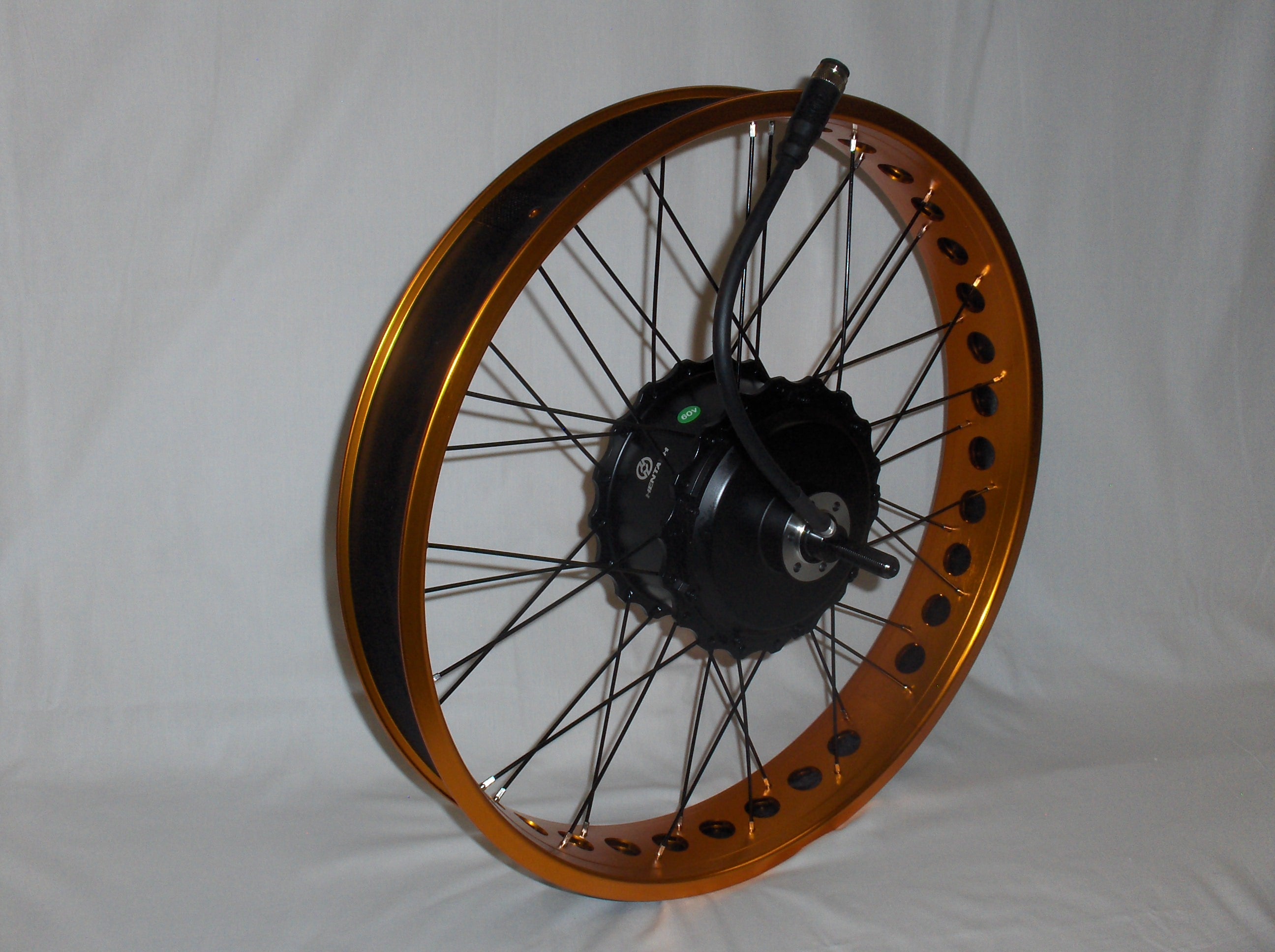 Wheel, 26x4 Rear Gold w/Motor