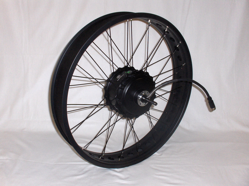 Wheel, 26x4.80 Rear Matt Black w/Motor