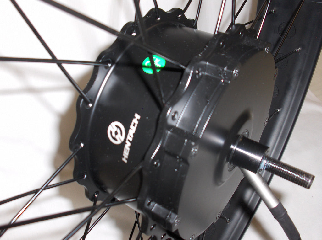 Wheel, 26x4.80 FRONT Matt Black w/Motor