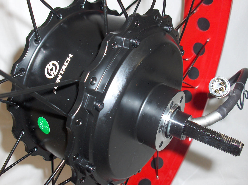 Wheel, 26x4 Rear Red w/Motor