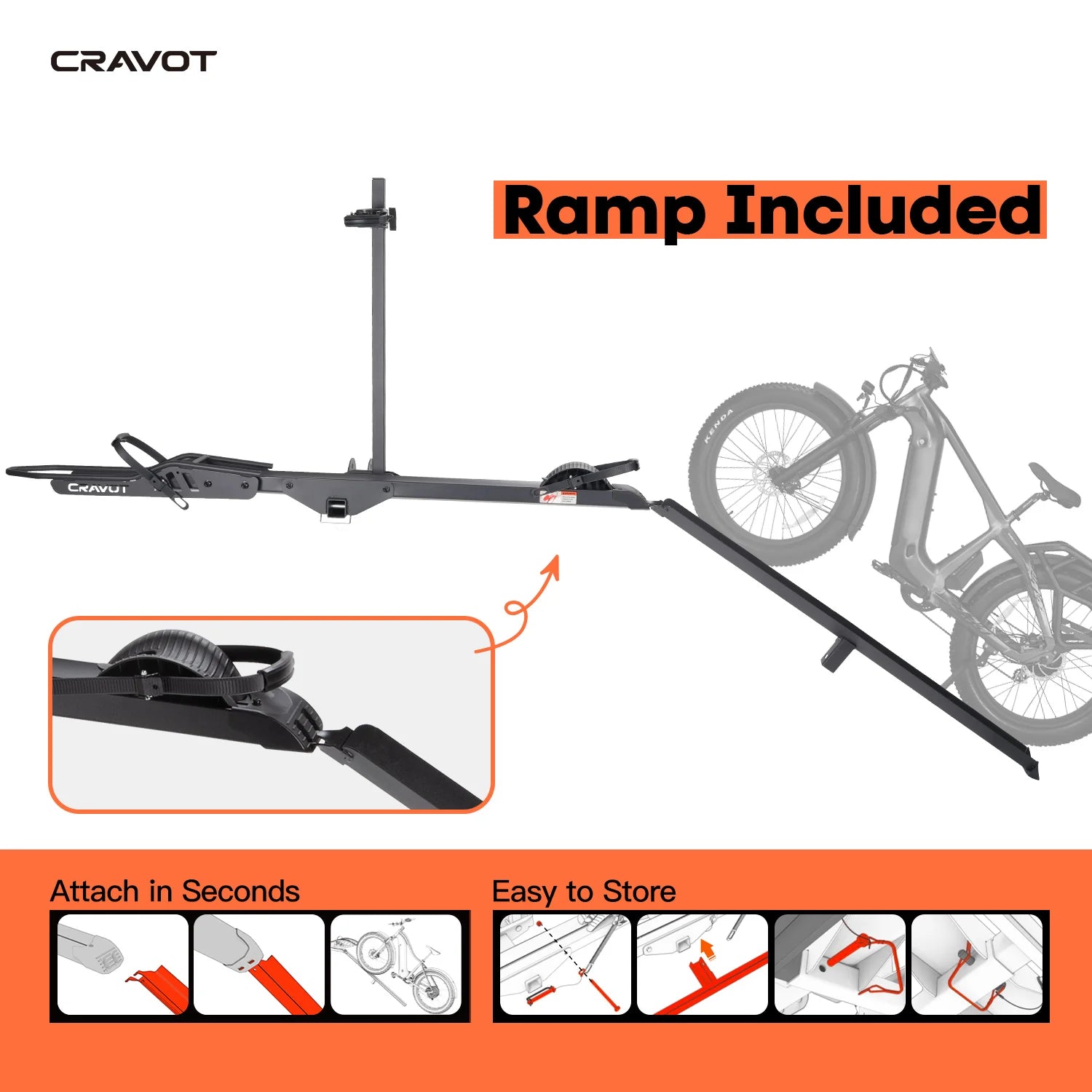 CRAVOT Bike Rack - Single Bike