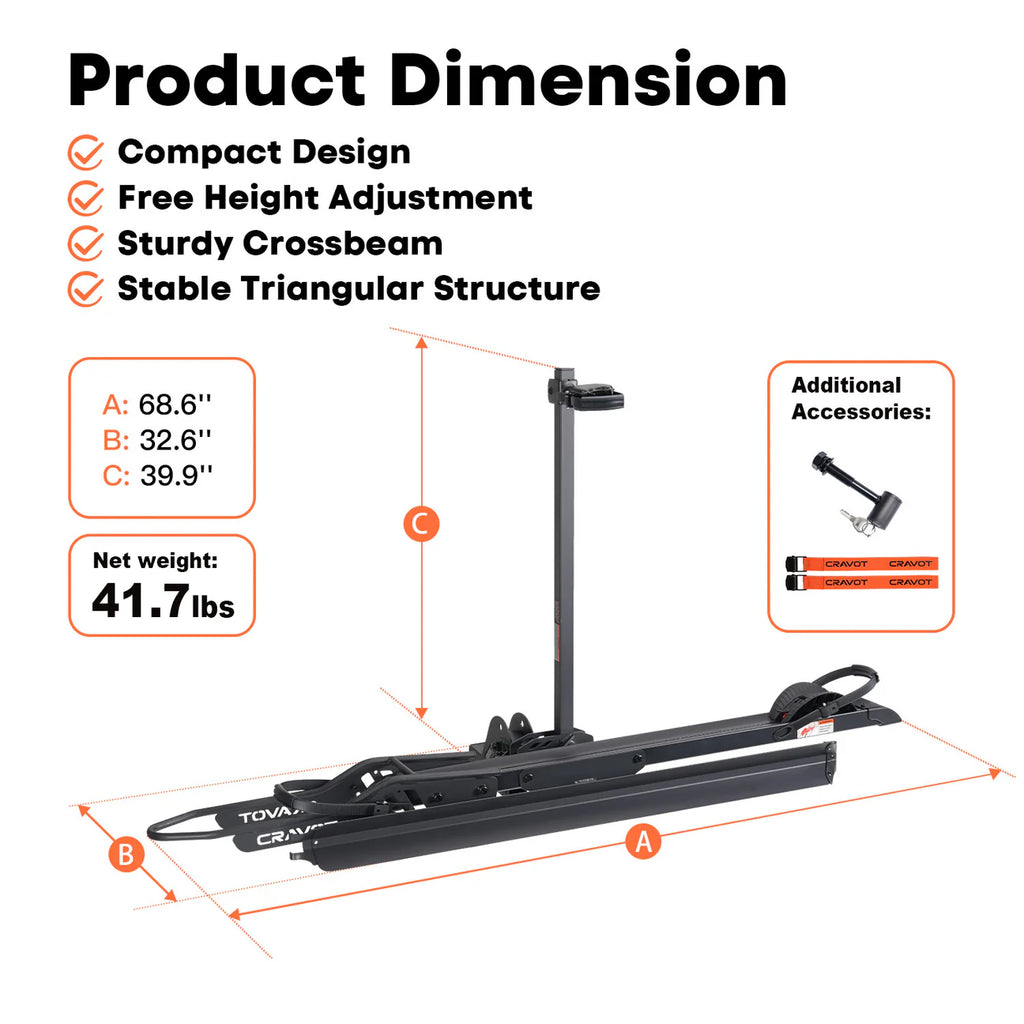 CRAVOT Bike Rack - Single Bike