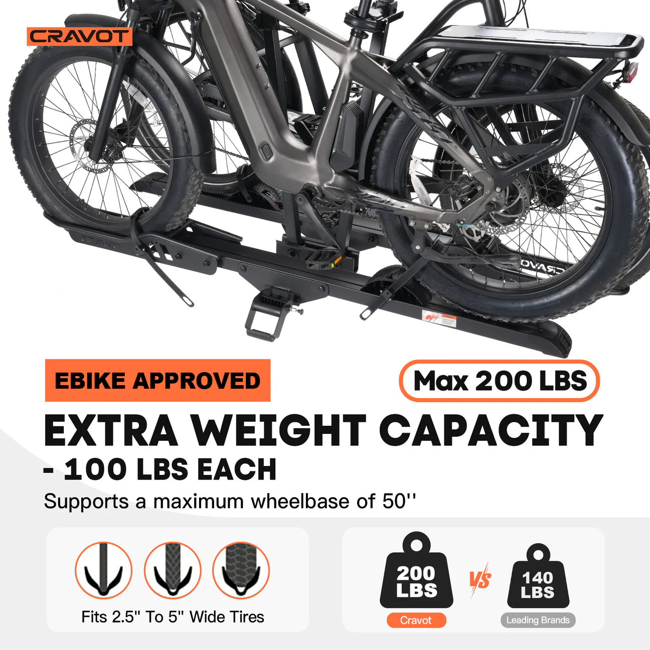 CRAVOT Bike Rack - Double Bike